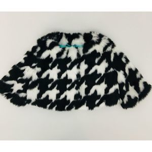 12-18M Janie and Jack Bonjour! Faux Fur Coat